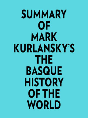 cover image of Summary of Mark Kurlansky's the Basque History of the World
